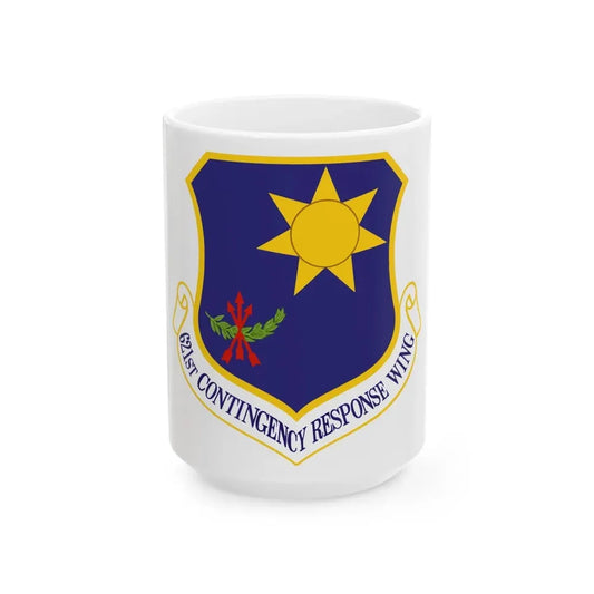 USAF 621st Contigency Response Wing (U.S. Air Force) White Coffee Mug 15oz - Go Mug Yourself