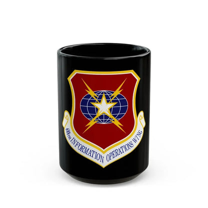USAF 688th Information Operations Wing (U.S. Air Force) Black Coffee Mug 15oz - Go Mug Yourself