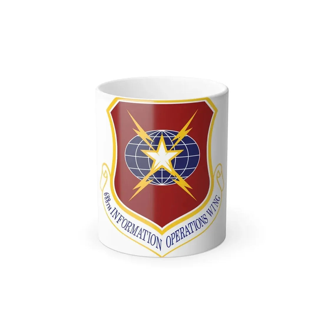USAF 688th Information Operations Wing (U.S. Air Force) Color Changing Coffee Mug 11oz - Go Mug Yourself