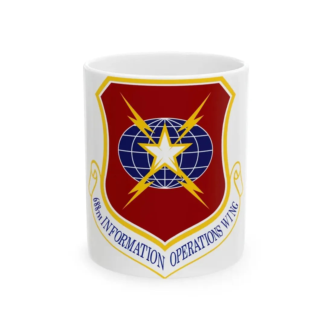 USAF 688th Information Operations Wing (U.S. Air Force) White Coffee Mug 11oz - Go Mug Yourself
