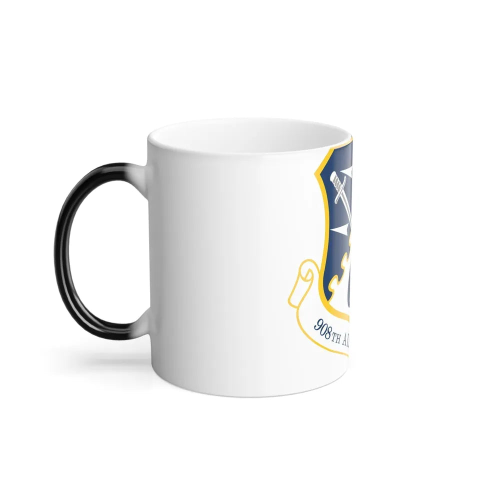 USAF 908th Airlift Wing (U.S. Air Force) Color Changing Coffee Mug-Go Mug Yourself
