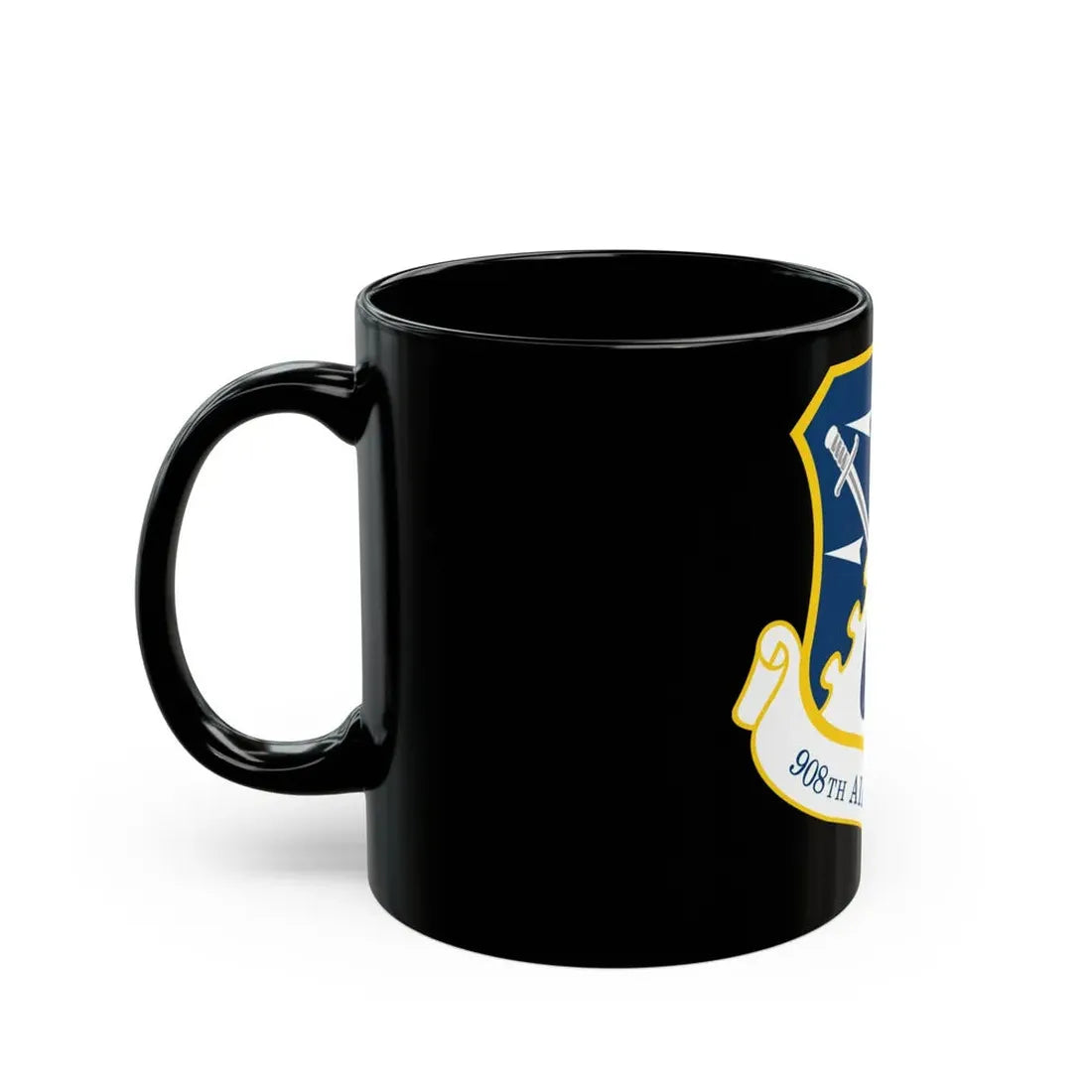 USAF 908th Airlift Wing (U.S. Air Force) Black Coffee Mug - Go Mug Yourself