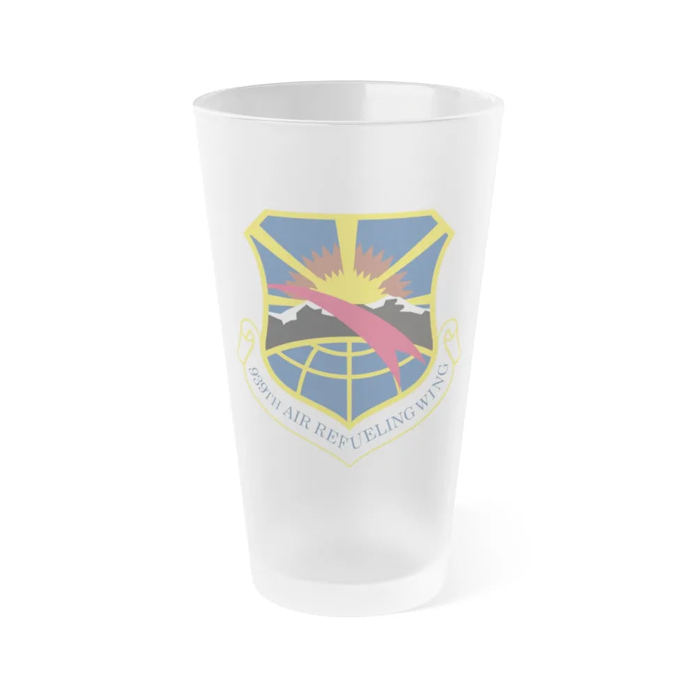 USAF 939th Air Refueling Wing (U.S. Air Force) Frosted Pint Glass 16oz-Go Mug Yourself