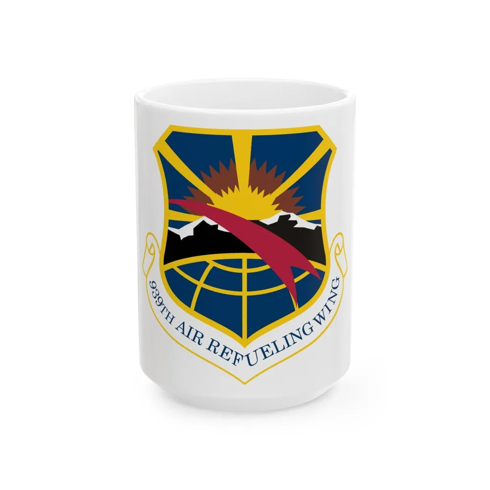 USAF 939th Air Refueling Wing (U.S. Air Force) White Coffee Mug-15oz-Go Mug Yourself