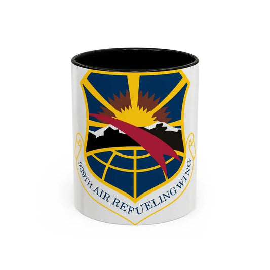 USAF 939th Air Refueling Wing (U.S. Air Force) Accent Coffee Mug 11oz Black - Go Mug Yourself