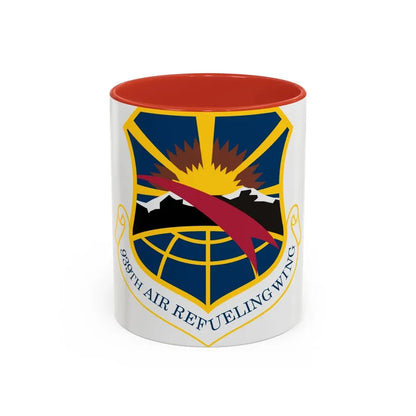 USAF 939th Air Refueling Wing (U.S. Air Force) Accent Coffee Mug 11oz Red - Go Mug Yourself