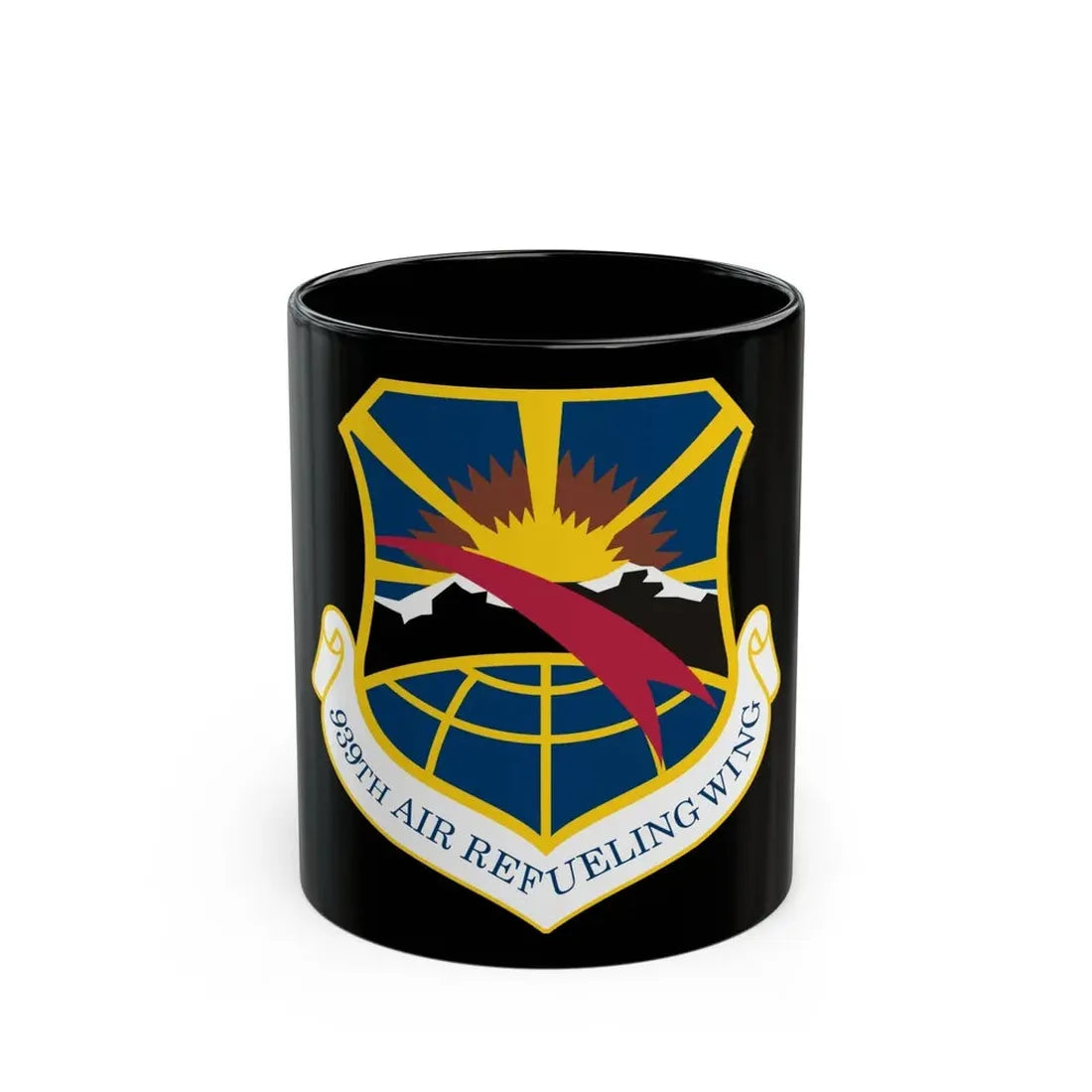 USAF 939th Air Refueling Wing (U.S. Air Force) Black Coffee Mug 11oz - Go Mug Yourself