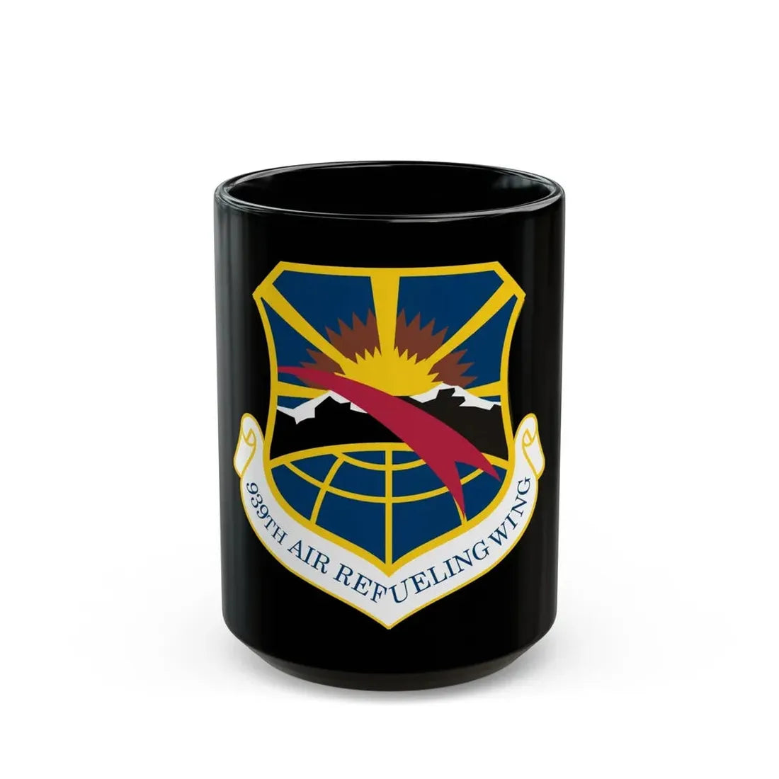 USAF 939th Air Refueling Wing (U.S. Air Force) Black Coffee Mug 15oz - Go Mug Yourself