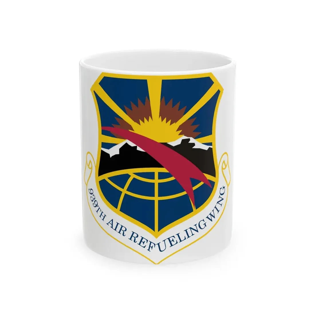 USAF 939th Air Refueling Wing (U.S. Air Force) White Coffee Mug 11oz - Go Mug Yourself