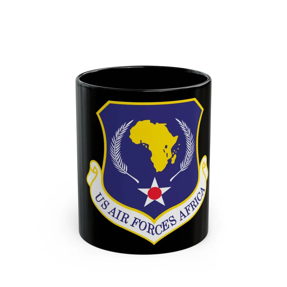 USAF Africa (U.S. Air Force) Black Coffee Mug-11oz-Go Mug Yourself