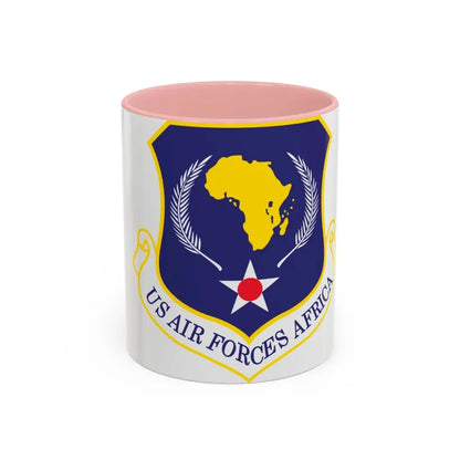 USAF Africa (U.S. Air Force) Accent Coffee Mug 11oz Pink - Go Mug Yourself