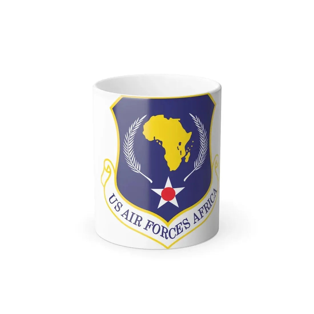 USAF Africa (U.S. Air Force) Color Changing Coffee Mug 11oz - Go Mug Yourself