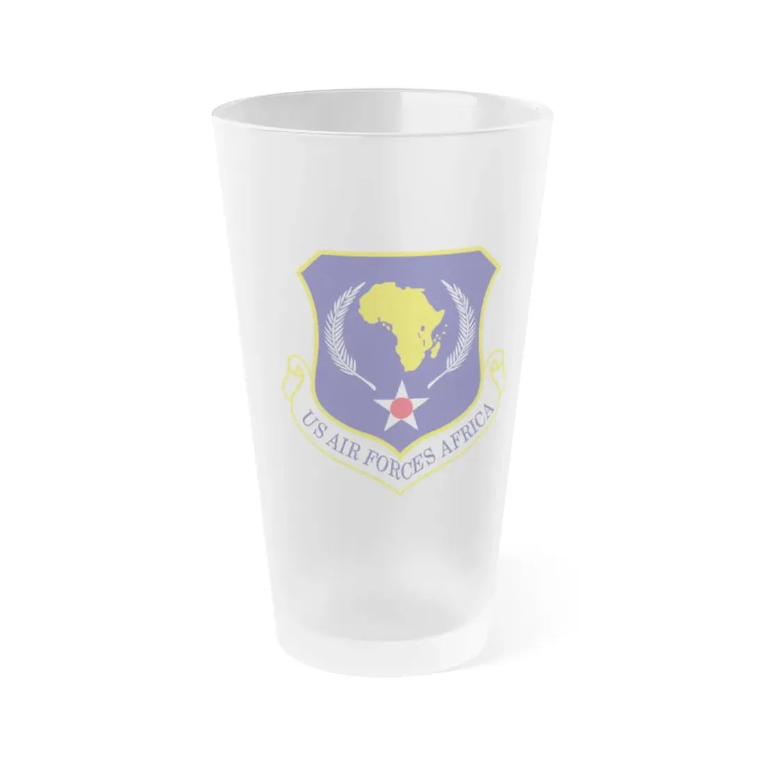 USAF Africa (U.S. Air Force) Frosted Pint Glass 16oz Default Title - Go Mug Yourself
