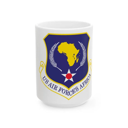USAF Africa (U.S. Air Force) White Coffee Mug 15oz - Go Mug Yourself
