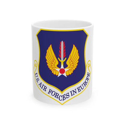 USAF in Europe (U.S. Air Force) White Coffee Mug-11oz-Go Mug Yourself