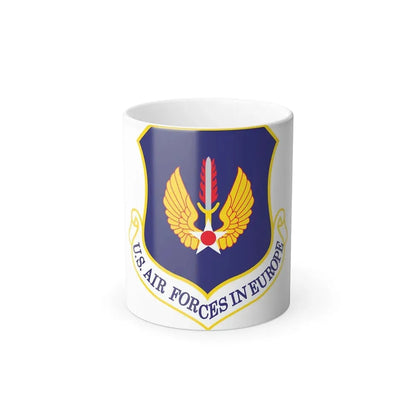 USAF in Europe (U.S. Air Force) Color Changing Coffee Mug 11oz - Go Mug Yourself