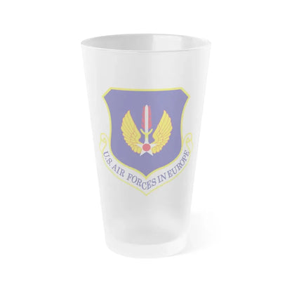 USAF in Europe (U.S. Air Force) Frosted Pint Glass 16oz Default Title - Go Mug Yourself