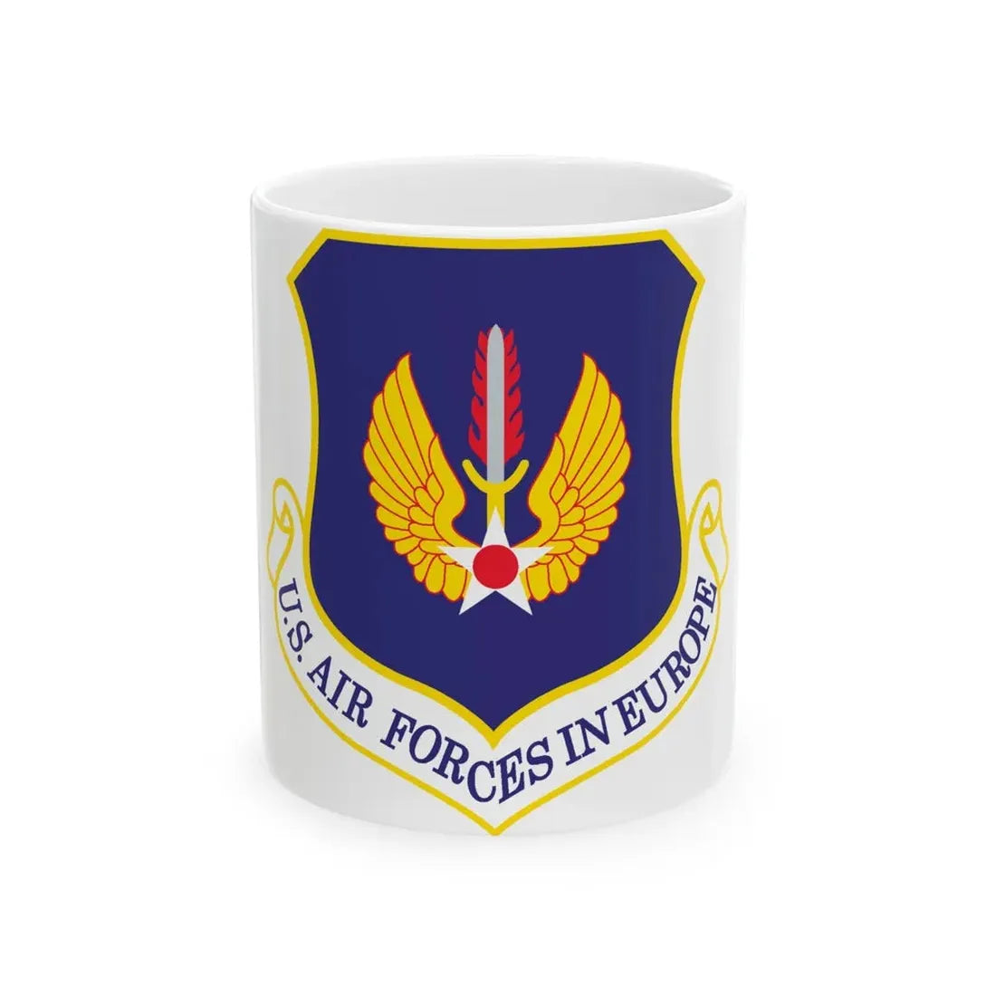 USAF in Europe (U.S. Air Force) White Coffee Mug - Go Mug Yourself