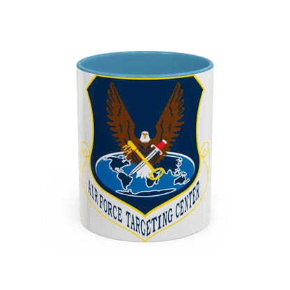 USAF Targeting Center Eagles (U.S. Air Force) Accent Coffee Mug 11oz Light Blue - Go Mug Yourself