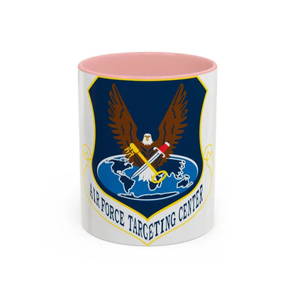 USAF Targeting Center Eagles (U.S. Air Force) Accent Coffee Mug 11oz Pink - Go Mug Yourself