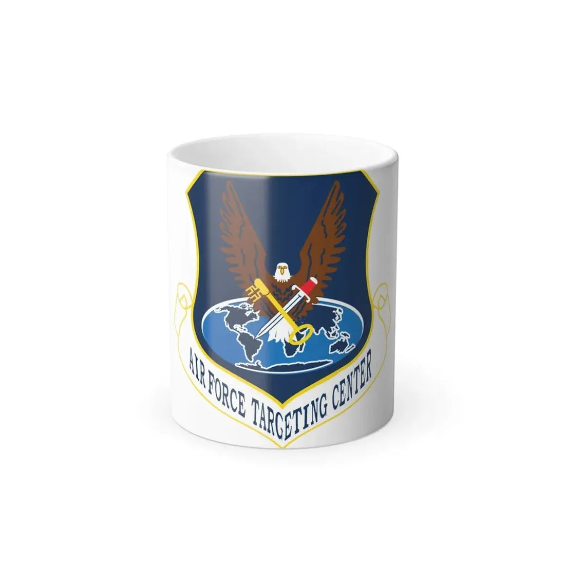 USAF Targeting Center Eagles (U.S. Air Force) Color Changing Coffee Mug 11oz - Go Mug Yourself