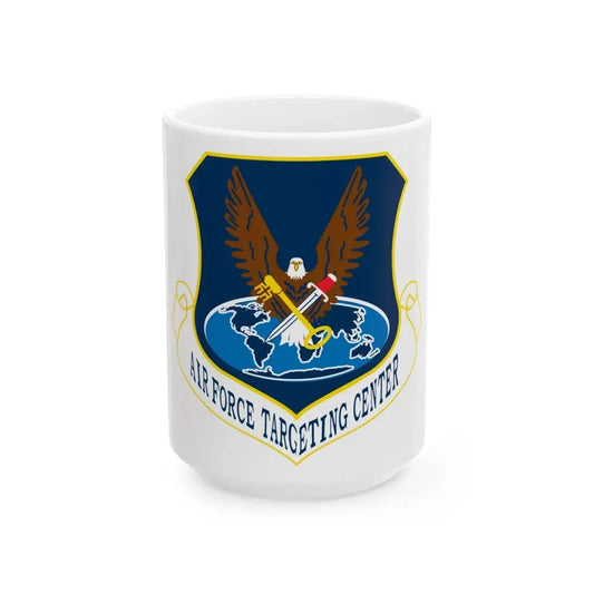 USAF Targeting Center Eagles (U.S. Air Force) White Coffee Mug 15oz - Go Mug Yourself