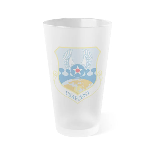 USAFCENT (U.S. Air Force) Frosted Pint Glass 16oz-Go Mug Yourself