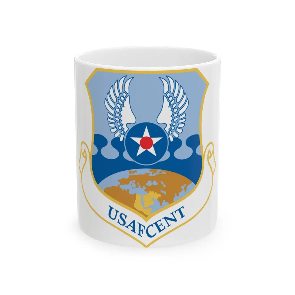 USAFCENT (U.S. Air Force) White Coffee Mug-11oz-Go Mug Yourself