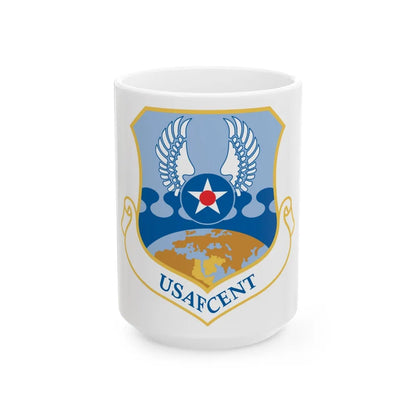 USAFCENT (U.S. Air Force) White Coffee Mug-15oz-Go Mug Yourself