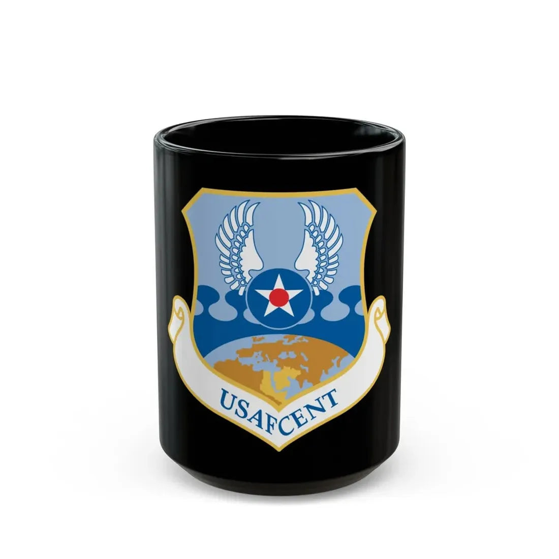 USAFCENT (U.S. Air Force) Black Coffee Mug 15oz - Go Mug Yourself