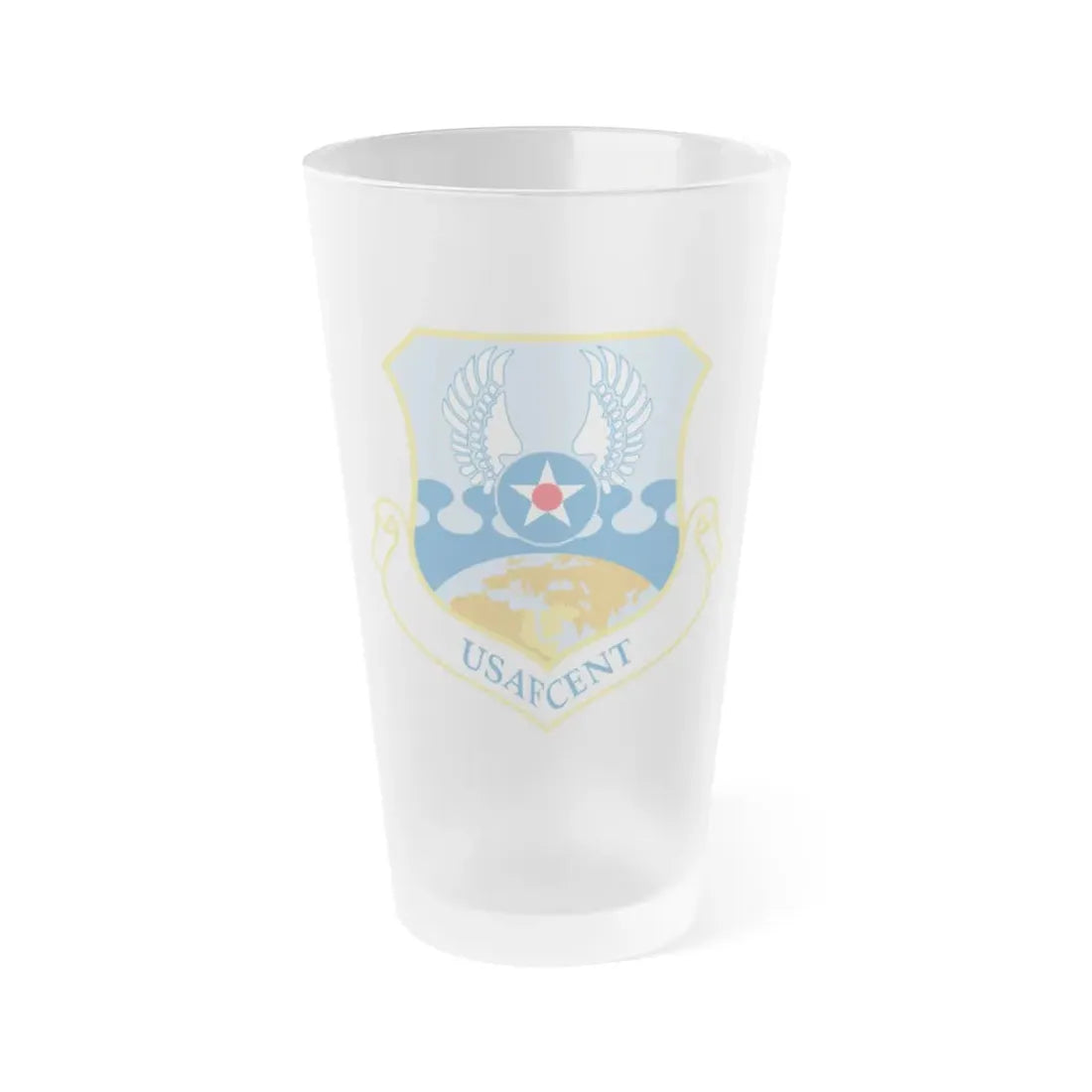 USAFCENT (U.S. Air Force) Frosted Pint Glass 16oz Default Title - Go Mug Yourself