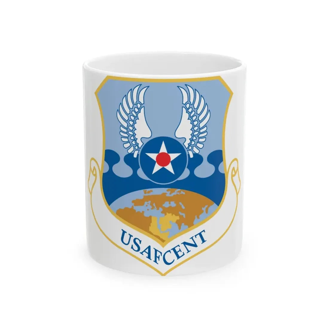USAFCENT (U.S. Air Force) White Coffee Mug 11oz - Go Mug Yourself