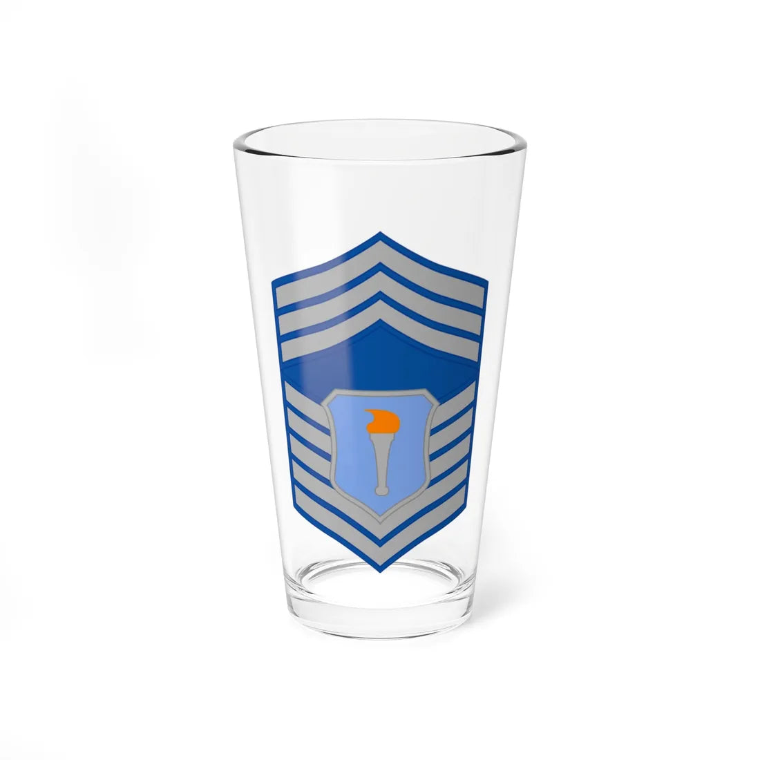 USAFJROTC CMS (United States) (Military Rank) Pint Glass 16oz 16oz - Go Mug Yourself