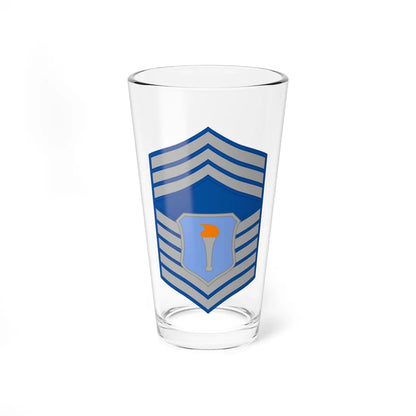 USAFJROTC CMS (United States) (Military Rank) Pint Glass 16oz 16oz - Go Mug Yourself