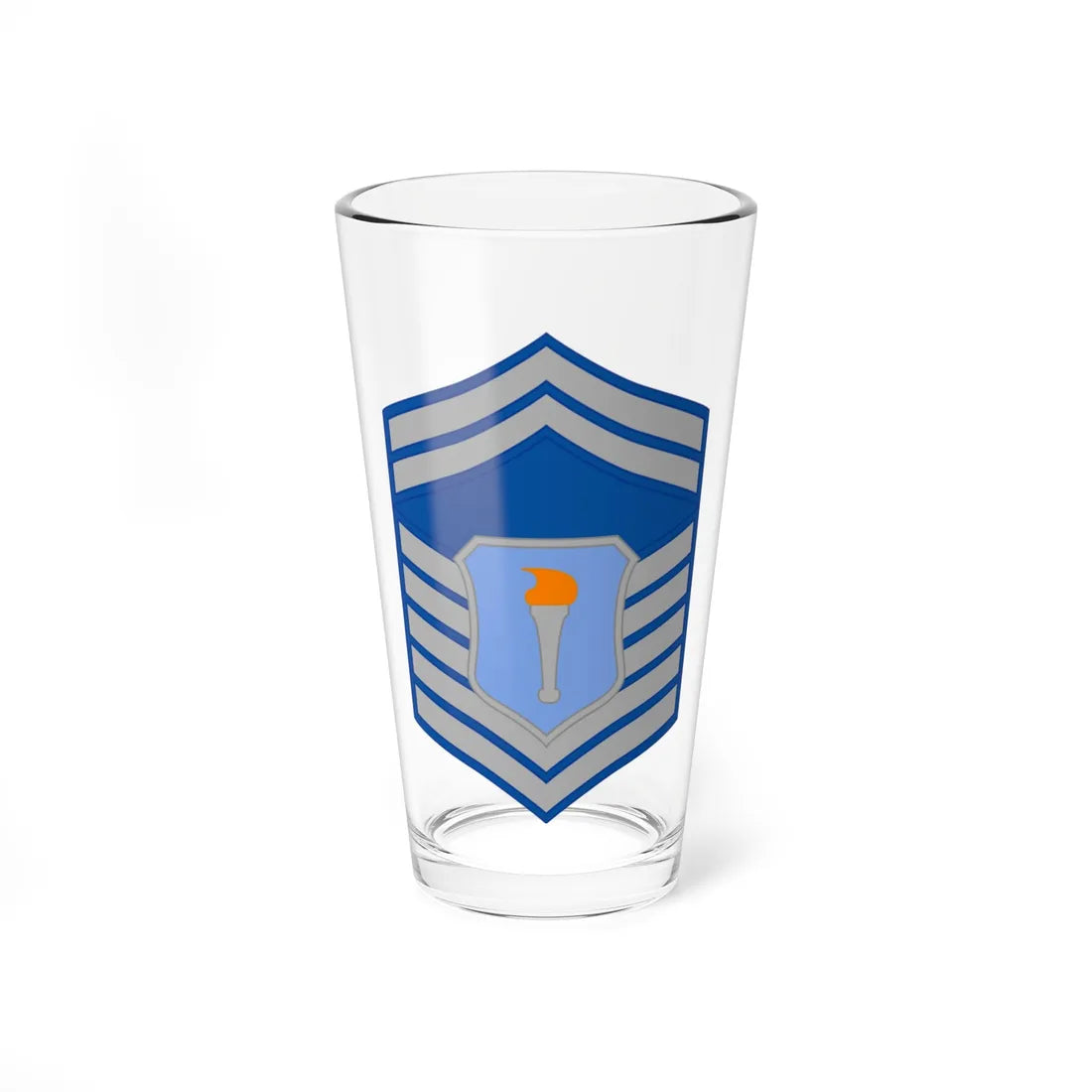 USAFJROTC SMS (United States) (Military Rank) Pint Glass 16oz 16oz - Go Mug Yourself