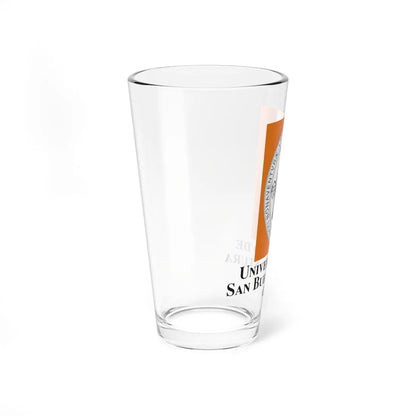 USB Cali Logo (Colombia) (Coat of Arms) Pint Glass 16oz - Go Mug Yourself