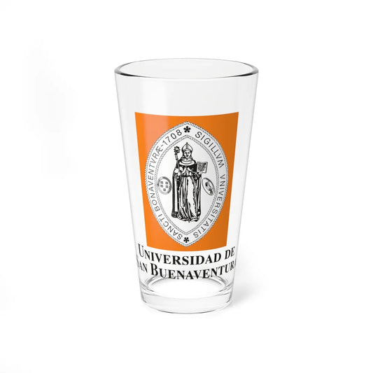USB Logo (Colombia) (Coat of Arms) Pint Glass 16oz 16oz - Go Mug Yourself