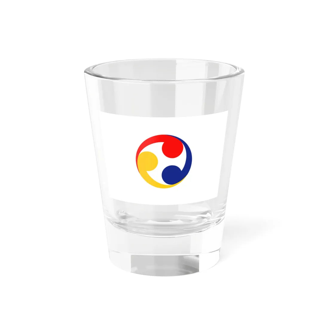 USCAR flag of the Ryukyu Islands 1954 unofficial (Japan) Shot Glass 1.5oz 1.5oz - Go Mug Yourself