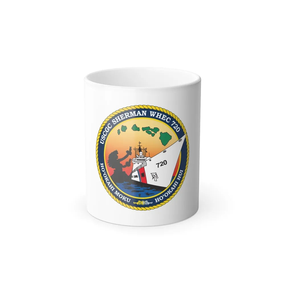 USCCG Sherman (U.S. Coast Guard) Color Changing Mug 11oz-11oz-Go Mug Yourself