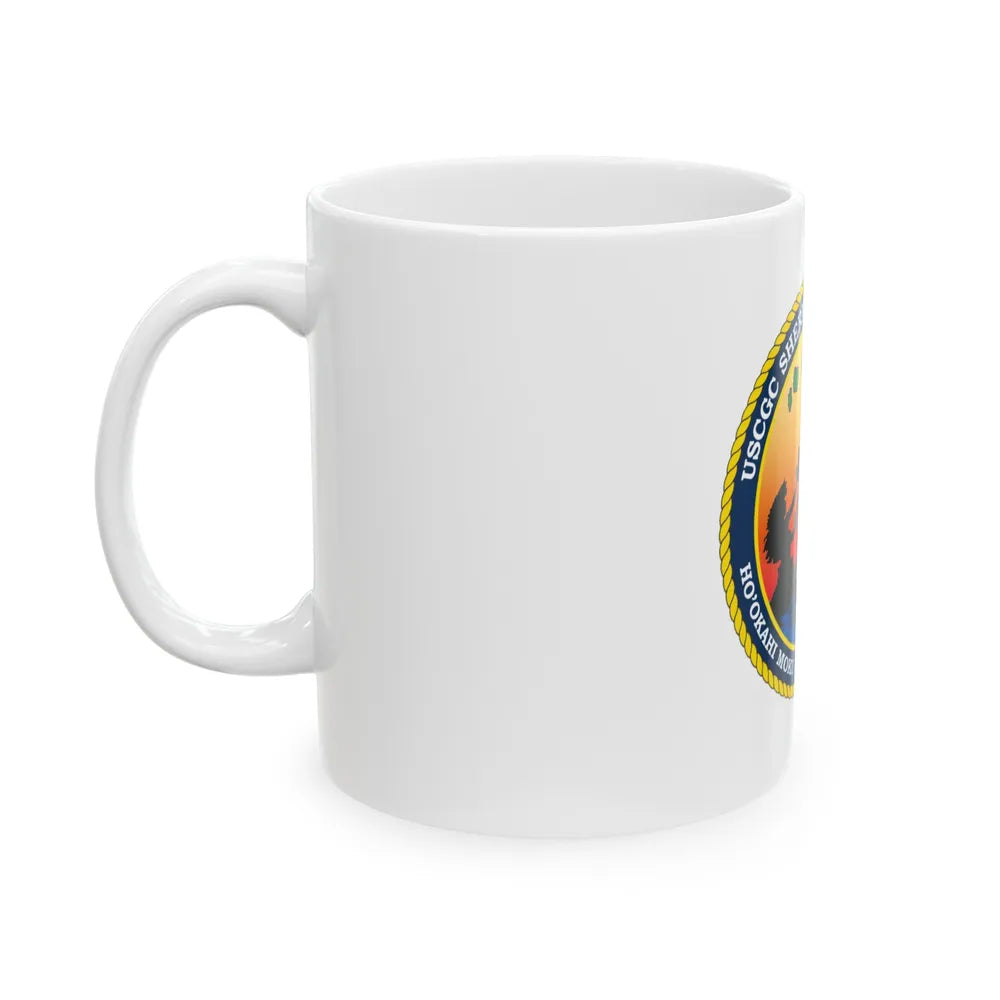 USCCG Sherman (U.S. Coast Guard) White Coffee Mug-Go Mug Yourself