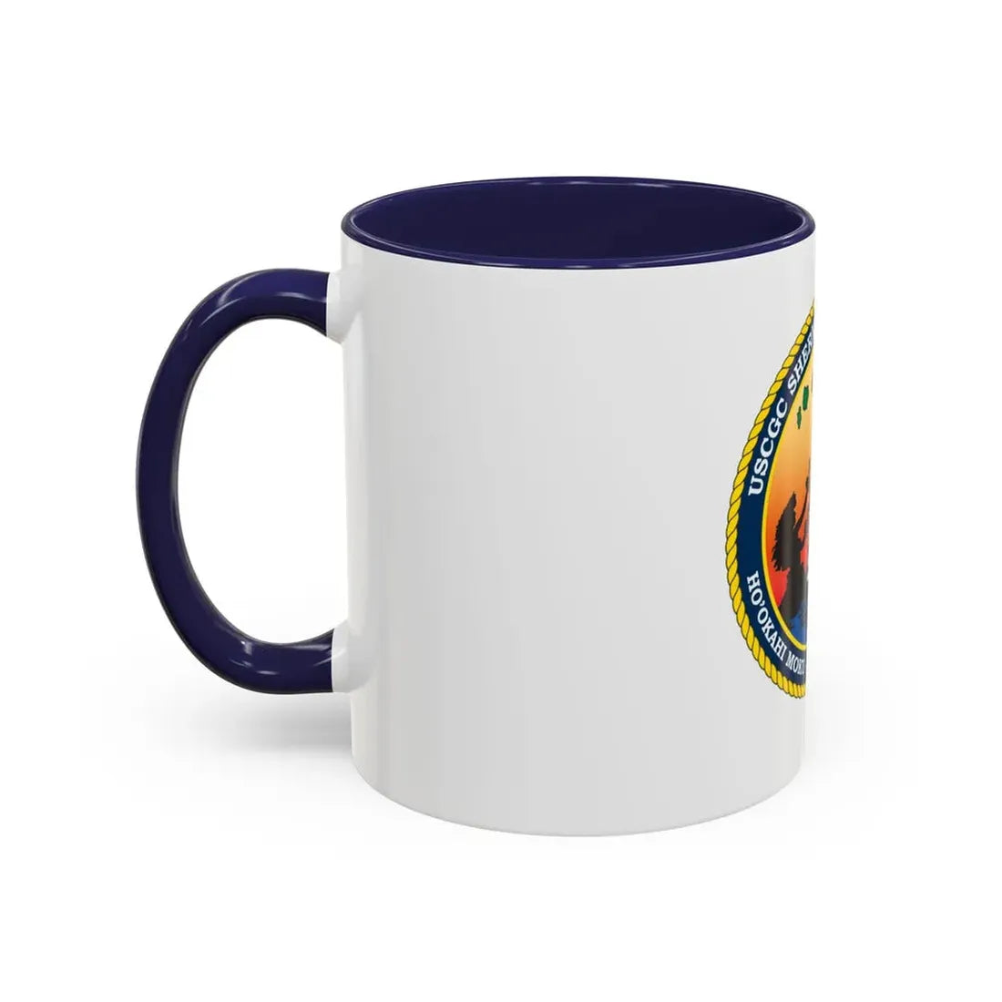USCCG Sherman (U.S. Coast Guard) Accent Coffee Mug - Go Mug Yourself