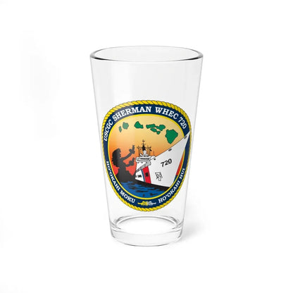 USCCG Sherman (U.S. Coast Guard) Pint Glass 16oz 16oz - Go Mug Yourself