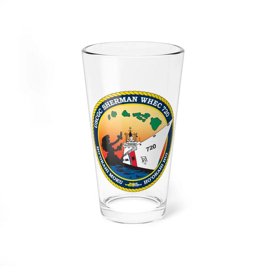 USCCG Sherman (U.S. Coast Guard) Pint Glass 16oz 16oz - Go Mug Yourself