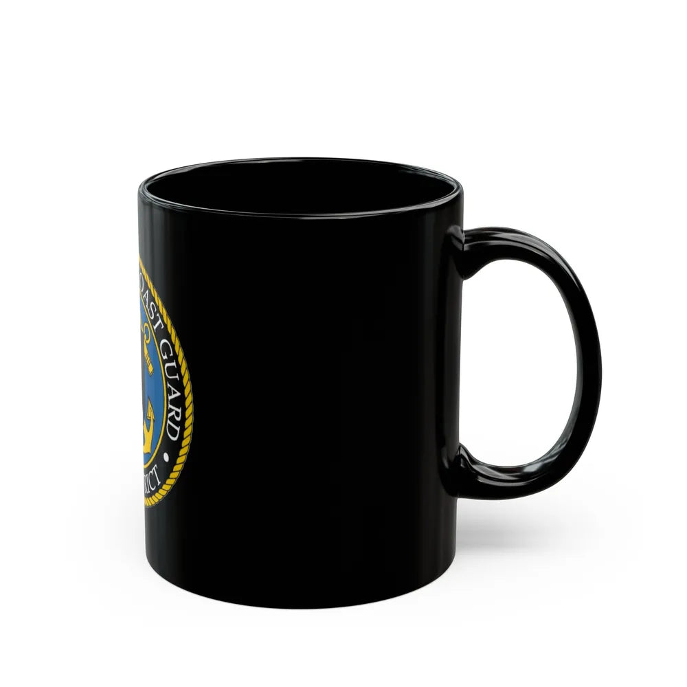 USCG 17th District (U.S. Coast Guard) Black Coffee Mug-Go Mug Yourself