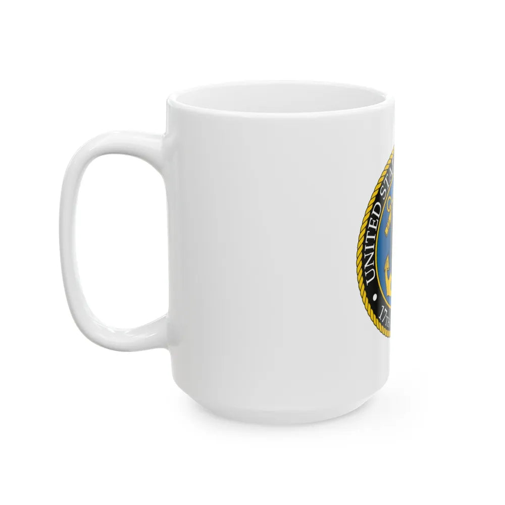 USCG 17th District (U.S. Coast Guard) White Coffee Mug-Go Mug Yourself