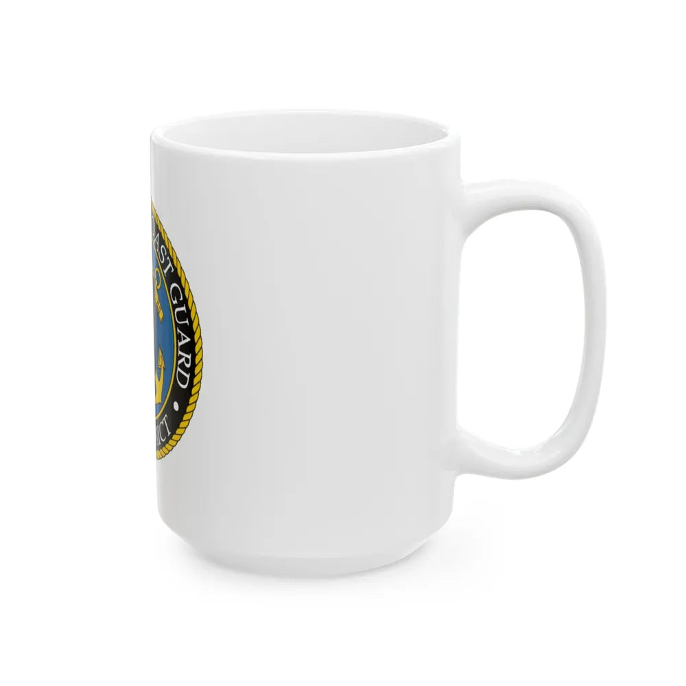 USCG 17th District (U.S. Coast Guard) White Coffee Mug-Go Mug Yourself