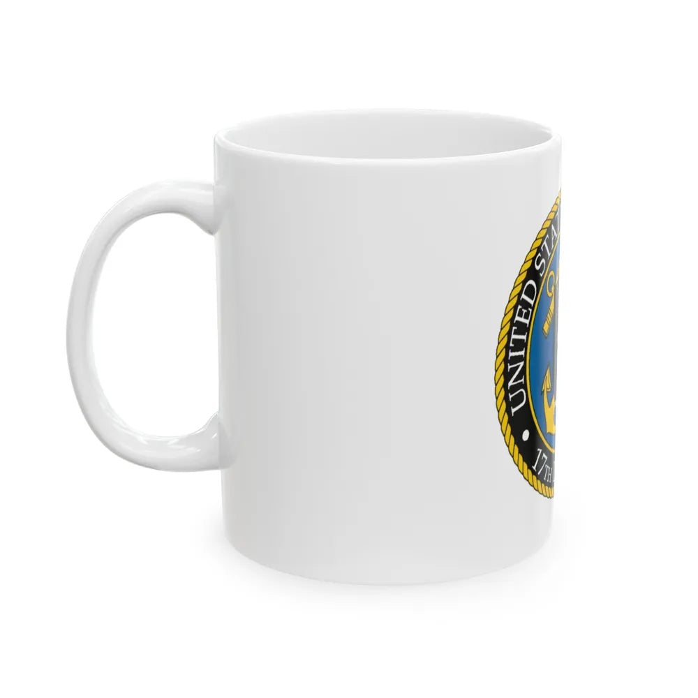 USCG 17th District (U.S. Coast Guard) White Coffee Mug-Go Mug Yourself