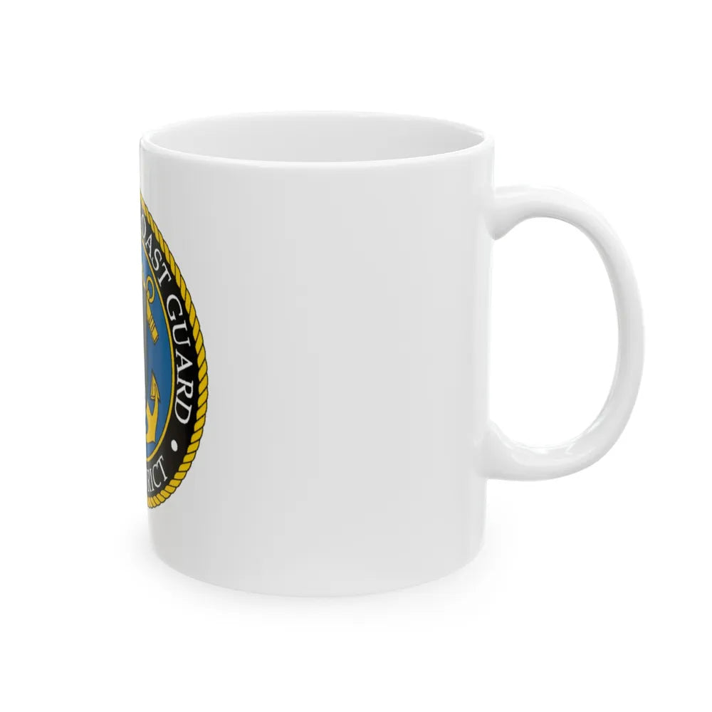 USCG 17th District (U.S. Coast Guard) White Coffee Mug-Go Mug Yourself