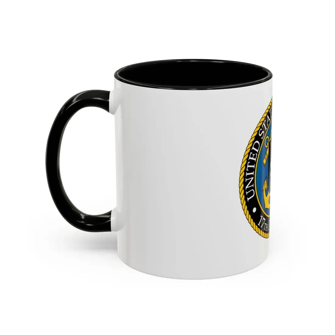 USCG 17th District (U.S. Coast Guard) Accent Coffee Mug - Go Mug Yourself