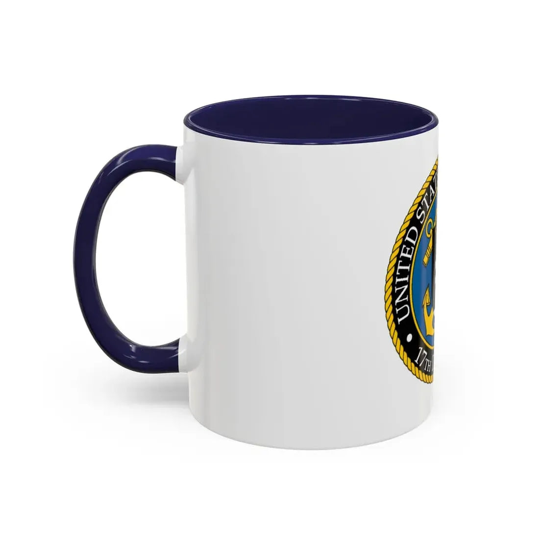 USCG 17th District (U.S. Coast Guard) Accent Coffee Mug - Go Mug Yourself